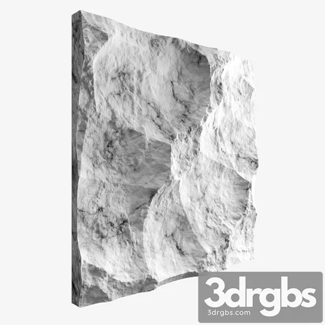 Stone wall 24 3D Model Download