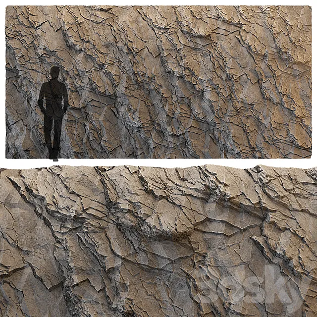 Stone wall 3D Model Stone wall 3D Model