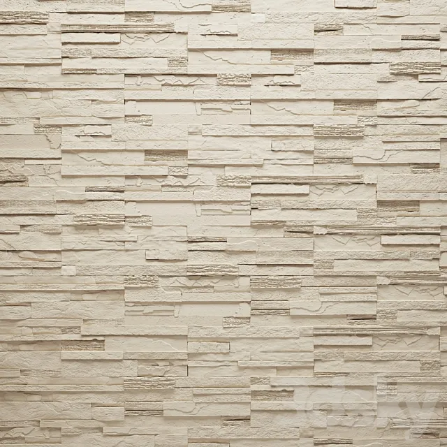 Stone wall 3DModel Stone wall 3DModel