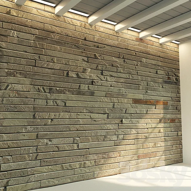 Stone wall 60 3D Model