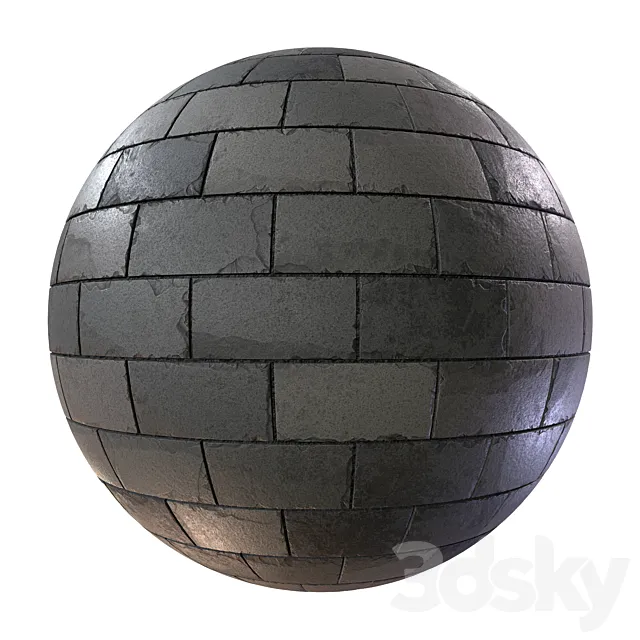 stone wall material 3DModel