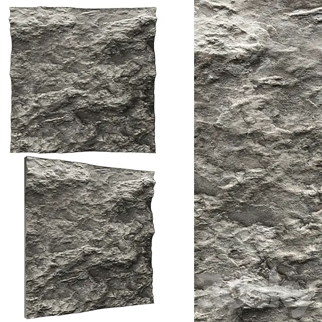 Stone wall No. 3 3D Model Stone wall No. 3 3D Model
