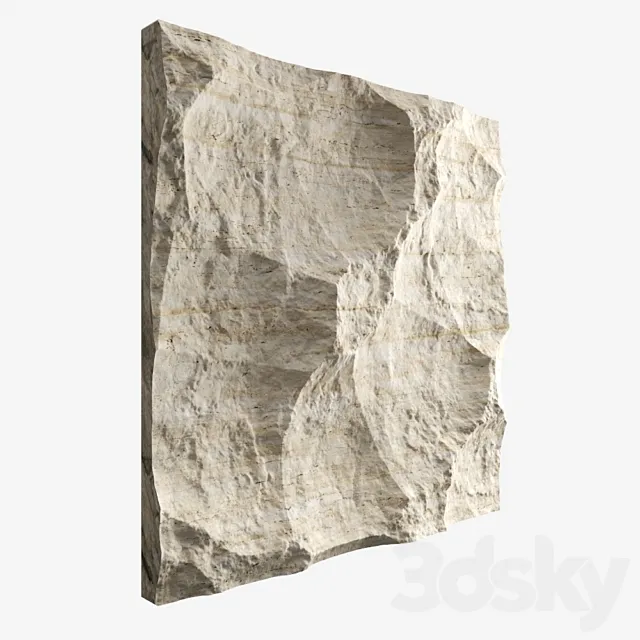 Stone wall_120 3D Model