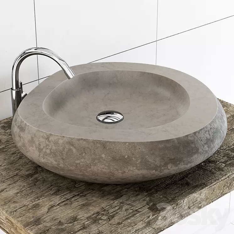 Stone washing 3D Model