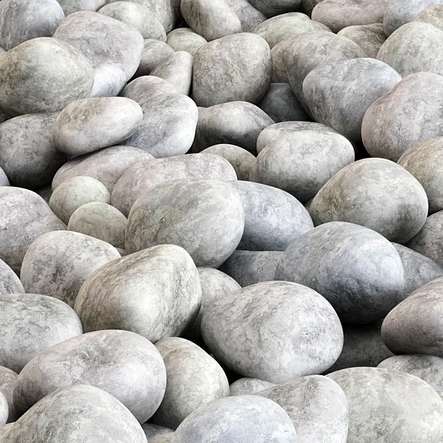 Stone wite river 3D Model