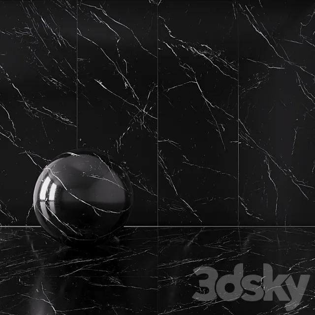 Stone_01_Nero_Marquina 3D Model