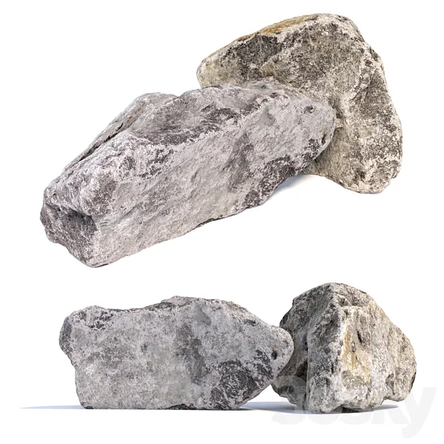 Stones 225 3D Model Stones 225 3D Model