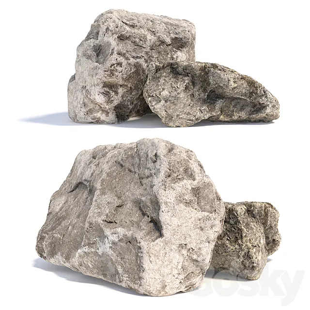 Stones 234 3DModel Stones 234 3DModel