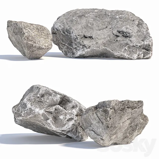 Stones 242 3D Model Stones 242 3D Model