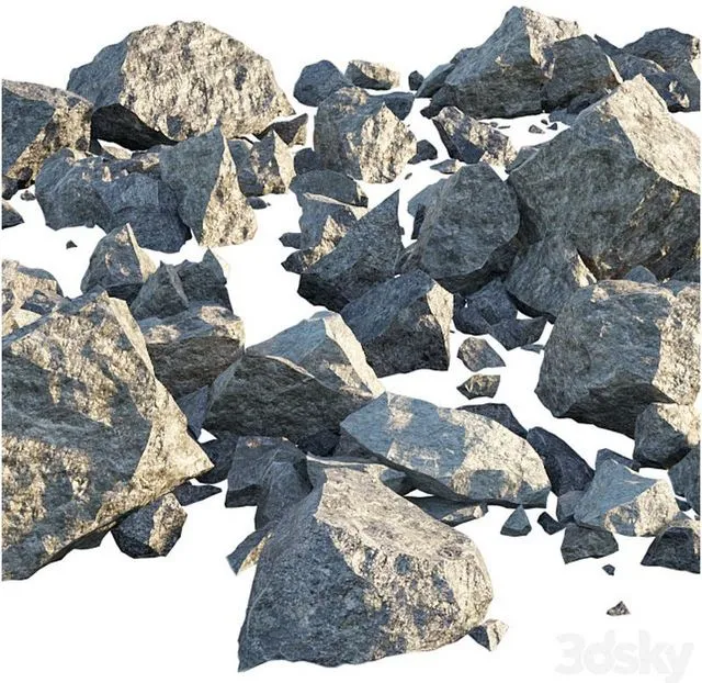 Stones 3D Model Stones 3D Model