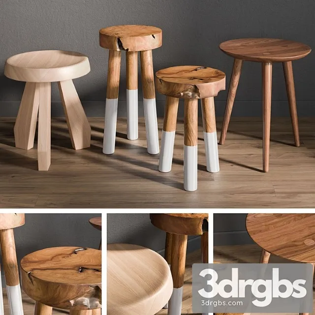 Stool 2 2 3D Model Download Stool 2 2 3D Model Download