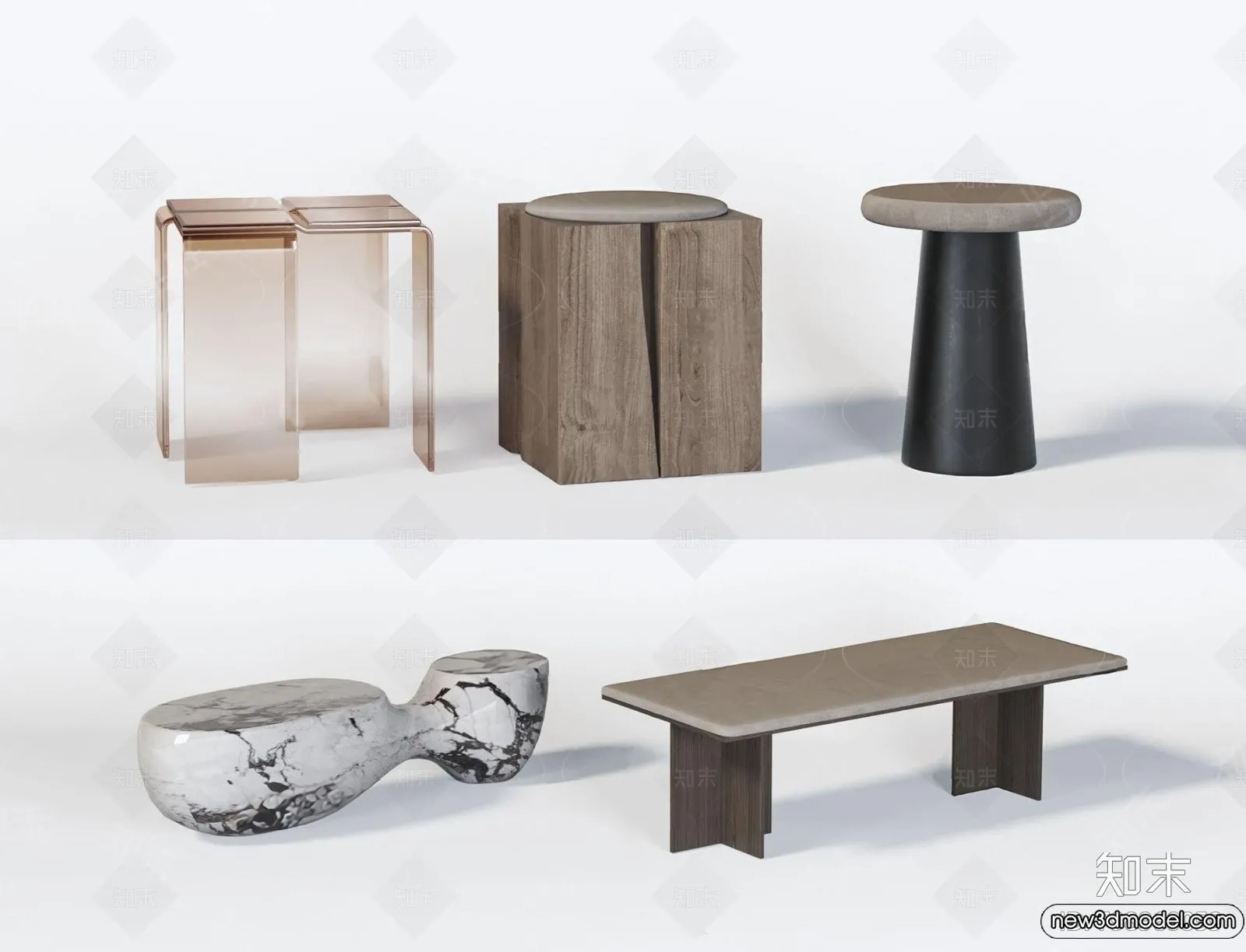 Stool – Bar Chair – 3D Models – 3D Furniture Models for Interior – 002 Stool – Bar Chair – 3D Models – 3D Furniture Models for Interior – 002