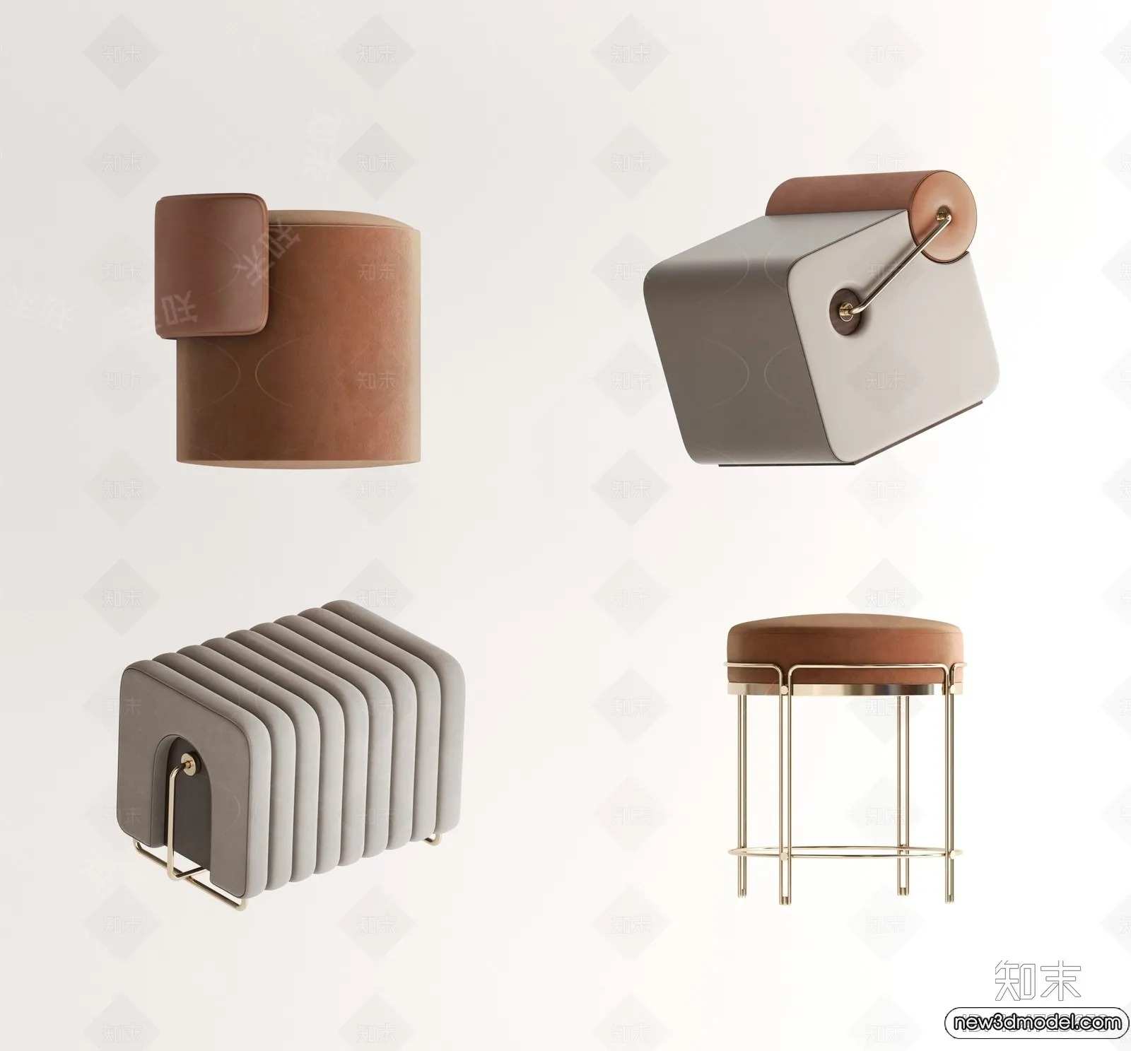 Stool – Bar Chair – 3D Models – 3D Furniture Models for Interior – 006 Stool – Bar Chair – 3D Models – 3D Furniture Models for Interior – 006