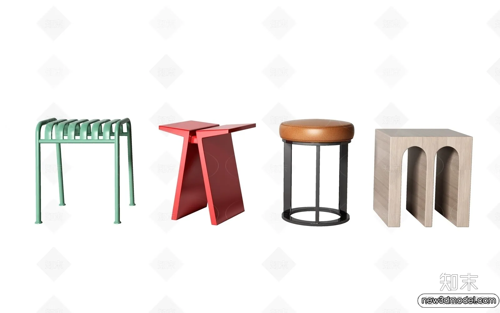 Stool – Bar Chair – 3D Models – 3D Furniture Models for Interior – 007 Stool – Bar Chair – 3D Models – 3D Furniture Models for Interior – 007