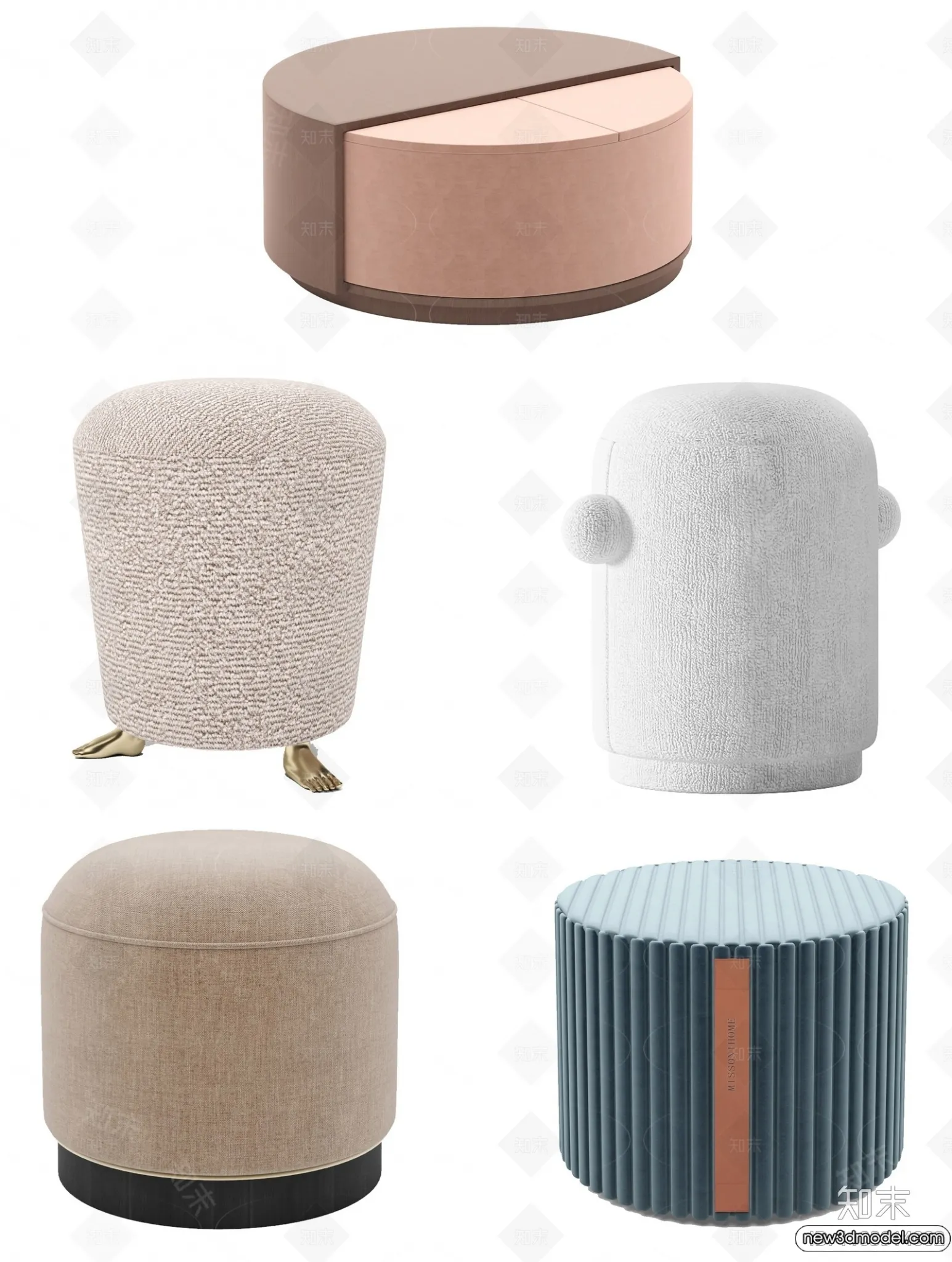 Stool – Bar Chair – 3D Models – 3D Furniture Models for Interior – 013 Stool – Bar Chair – 3D Models – 3D Furniture Models for Interior – 013