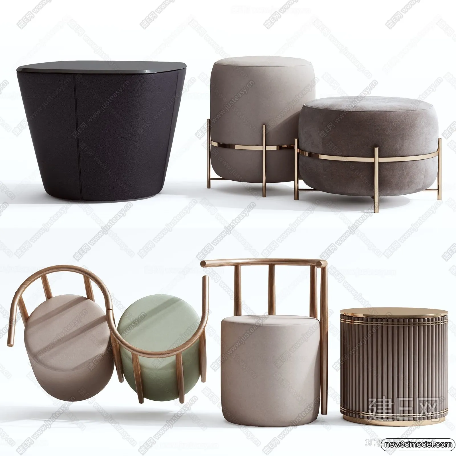 Stool – Bar Chair – 3D Models – 3D Furniture Models for Interior – 019 Stool – Bar Chair – 3D Models – 3D Furniture Models for Interior – 019