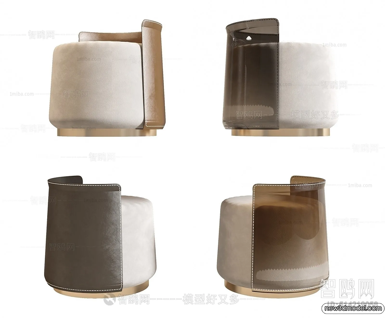 Stool – Bar Chair – 3D Models – 3D Furniture Models for Interior – 020 Stool – Bar Chair – 3D Models – 3D Furniture Models for Interior – 020