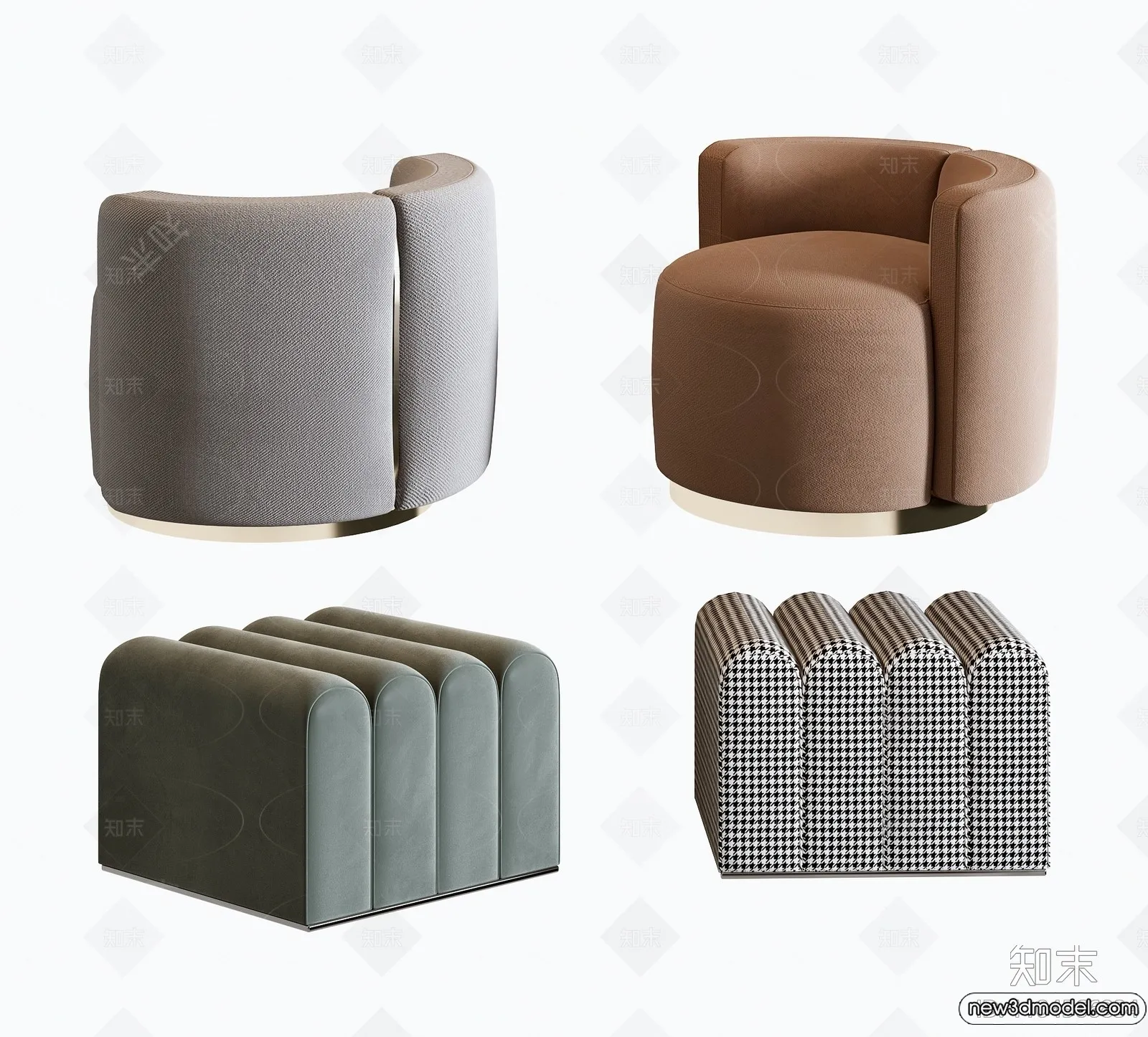 Stool – Bar Chair – 3D Models – 3D Furniture Models for Interior – 023 Stool – Bar Chair – 3D Models – 3D Furniture Models for Interior – 023