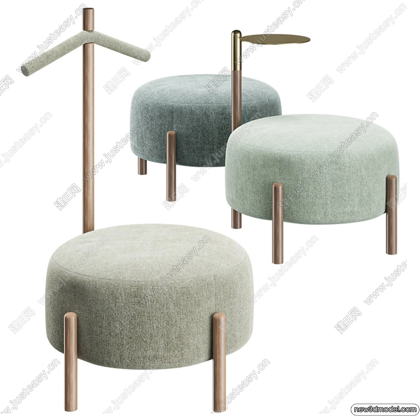 Stool – Bar Chair – 3D Models – 3D Furniture Models for Interior – 028 Stool – Bar Chair – 3D Models – 3D Furniture Models for Interior – 028