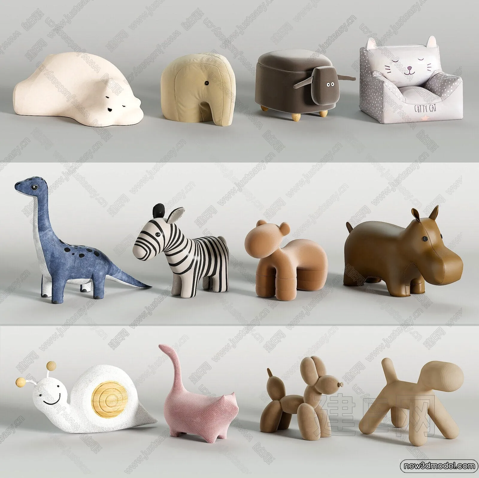 Stool – Bar Chair – 3D Models – 3D Furniture Models for Interior – 030 Stool – Bar Chair – 3D Models – 3D Furniture Models for Interior – 030