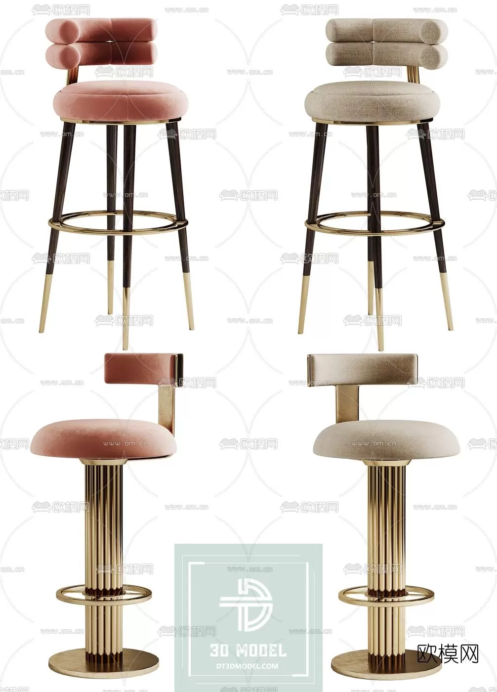 STOOL – BAR CHAIR – 3DSKY – 003