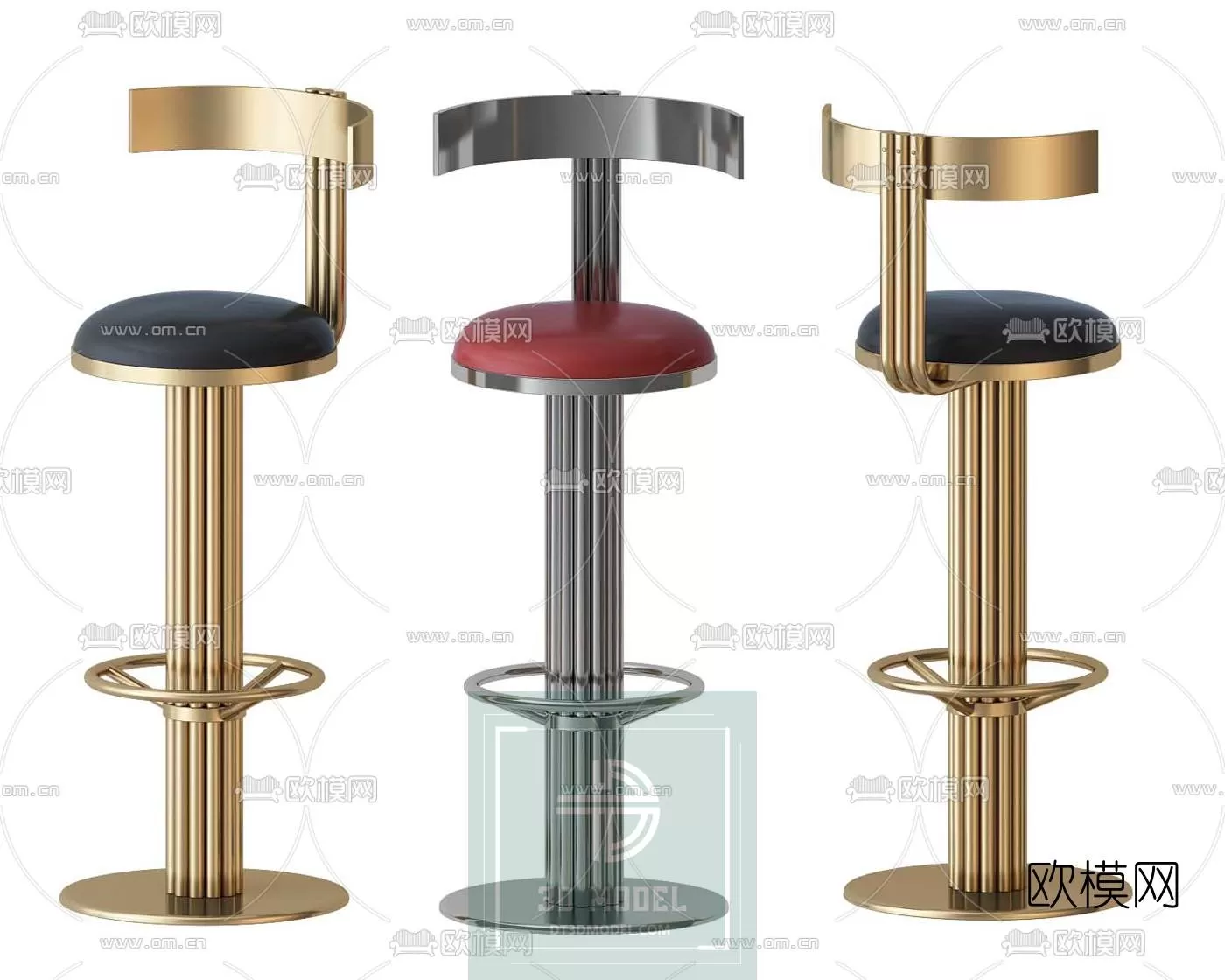 STOOL – BAR CHAIR – 3DSKY – 005