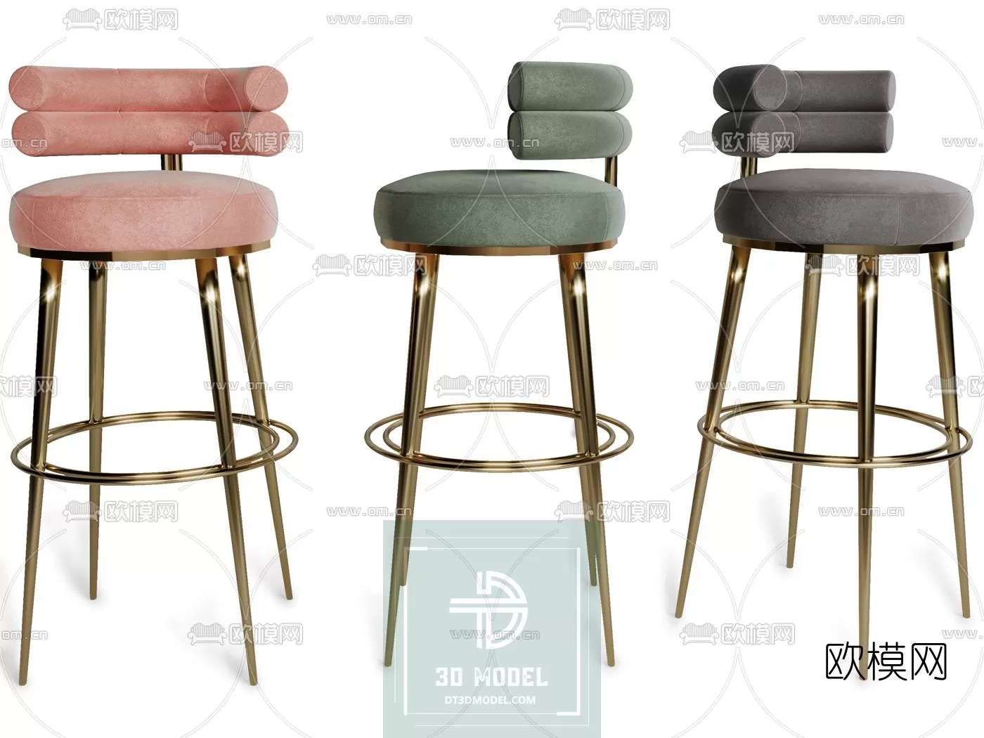 STOOL – BAR CHAIR – 3DSKY – 007