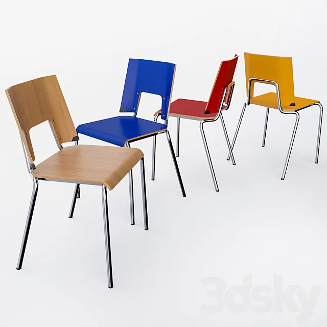 Stool Grip Martela 3D Model