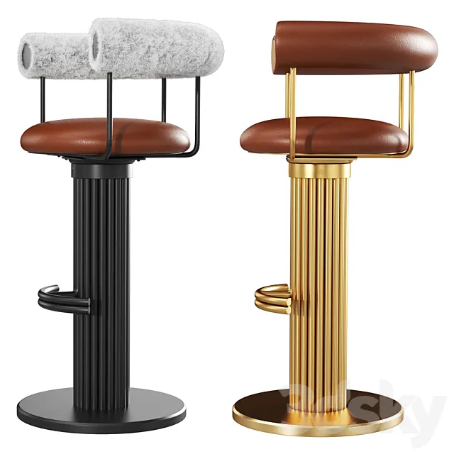 Stool Inga 3DModel Stool Inga 3DModel