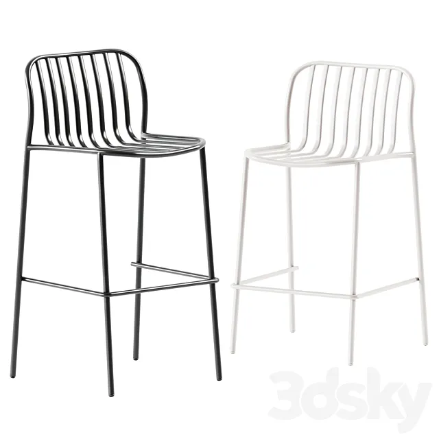 Stool Metis Line by TrabA _ Bar stool 3D Model Stool Metis Line by TrabA _ Bar stool 3D Model