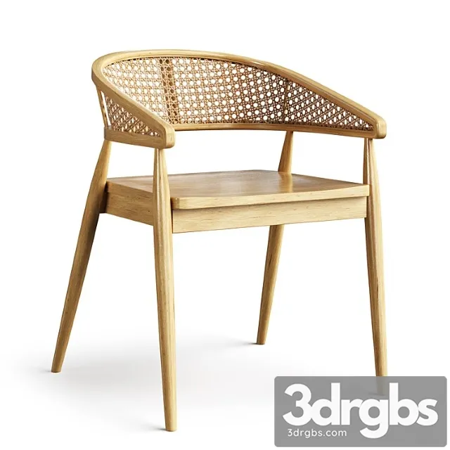 Stool rattan wood Stool rattan wood