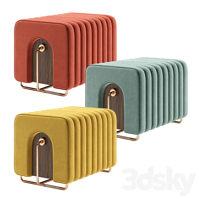 STOOL RIVERS 3DModel STOOL RIVERS 3DModel