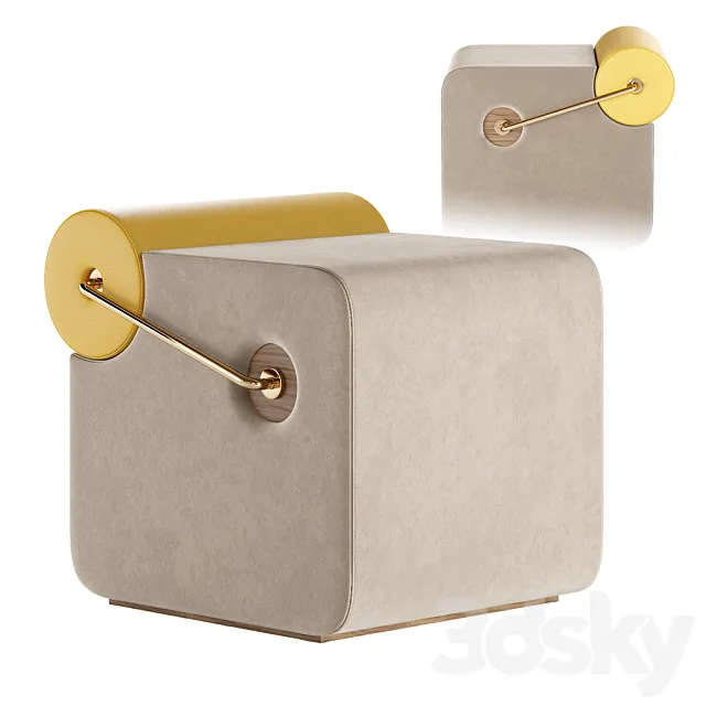 Stool Rollins 3DModel Stool Rollins 3DModel