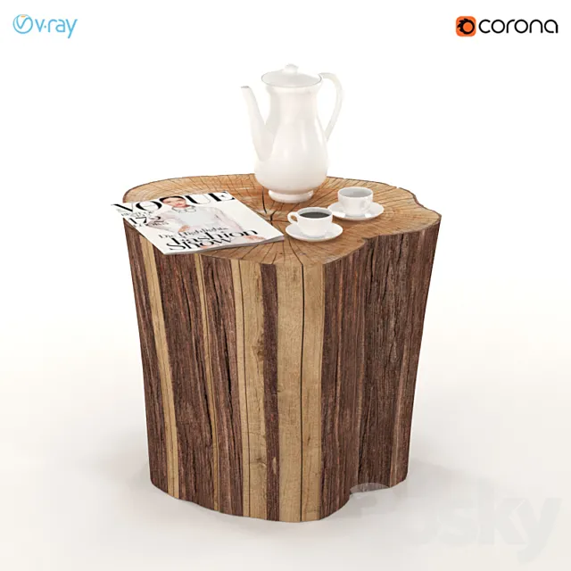 Stool table. 3D Model Stool table. 3D Model