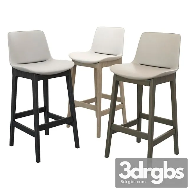 Stool ventura poliform 2 3D Model Download Stool ventura poliform 2 3D Model Download