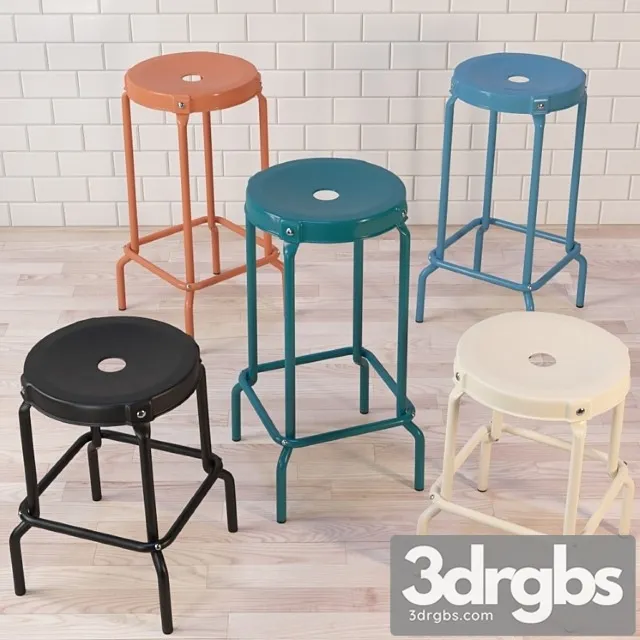 Stools raskog 2 3D Model Download Stools raskog 2 3D Model Download
