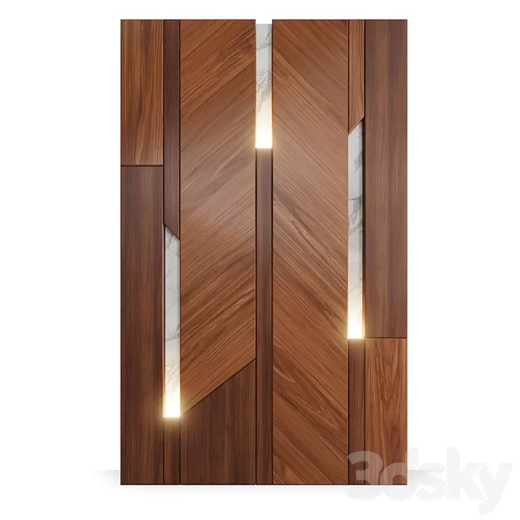 STORE 54 Wall panels Ciel 3D Model STORE 54 Wall panels Ciel 3D Model