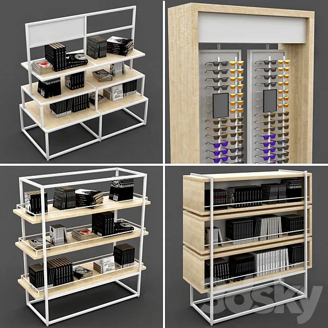 Store Set Product 4 3D Model