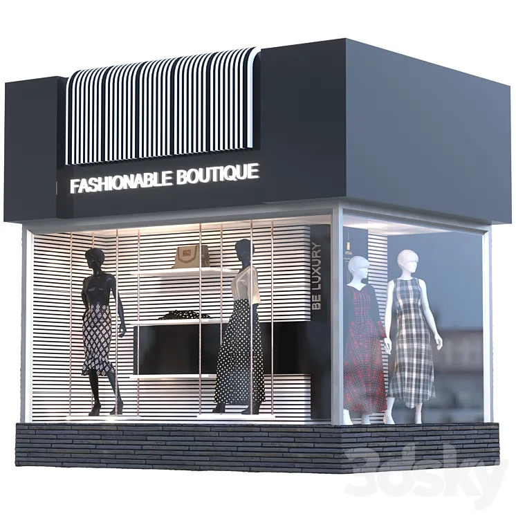 Store_04 3D Model Free Download