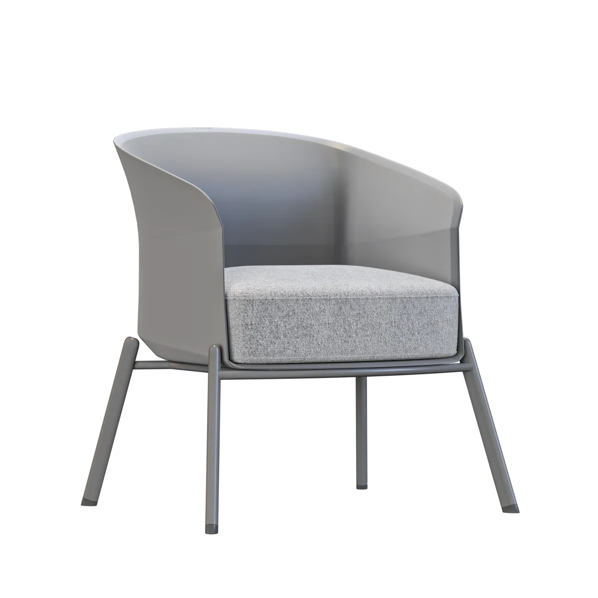 StoreForHome – Armchair Wally Plastic 3D Model