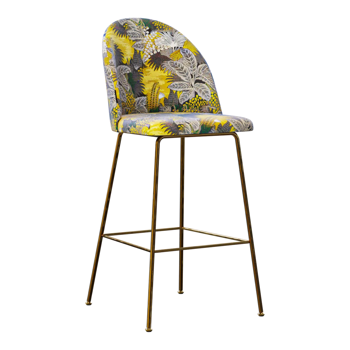 StoreForHome – Brooke Tropical bar chair 3D Model StoreForHome – Brooke Tropical bar chair 3D Model
