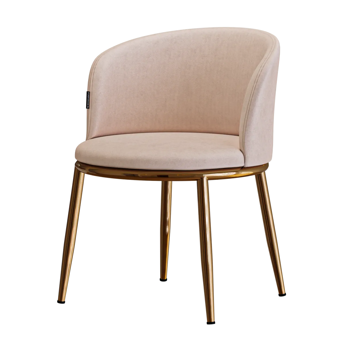 StoreForHome – Cooper pink armchair 3D Model