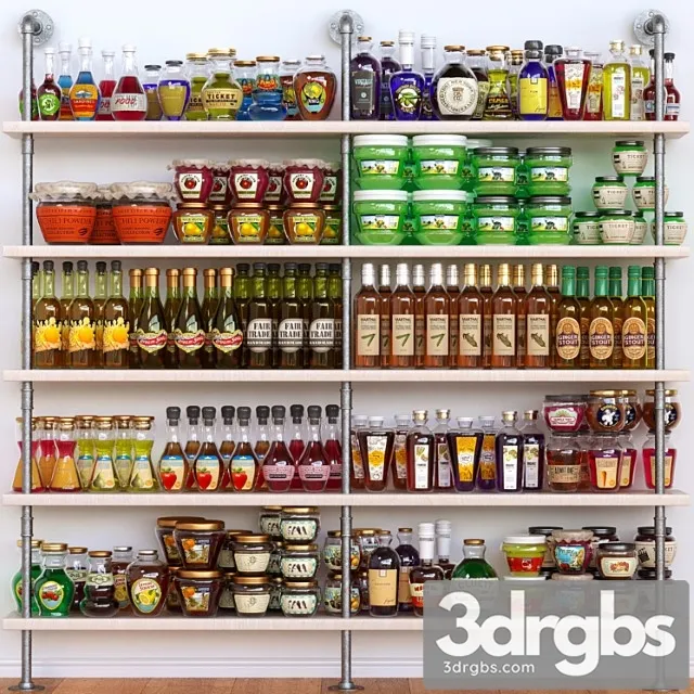 Storeshelf (31) 3D Model Download