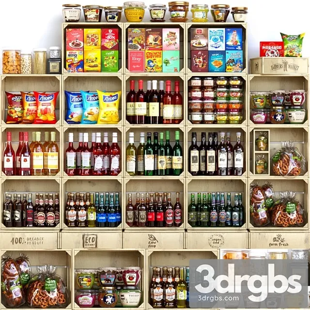 Storeshelf-32 3D Model Download