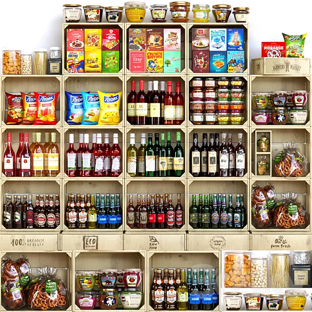 StoreShelf-32 3D Model