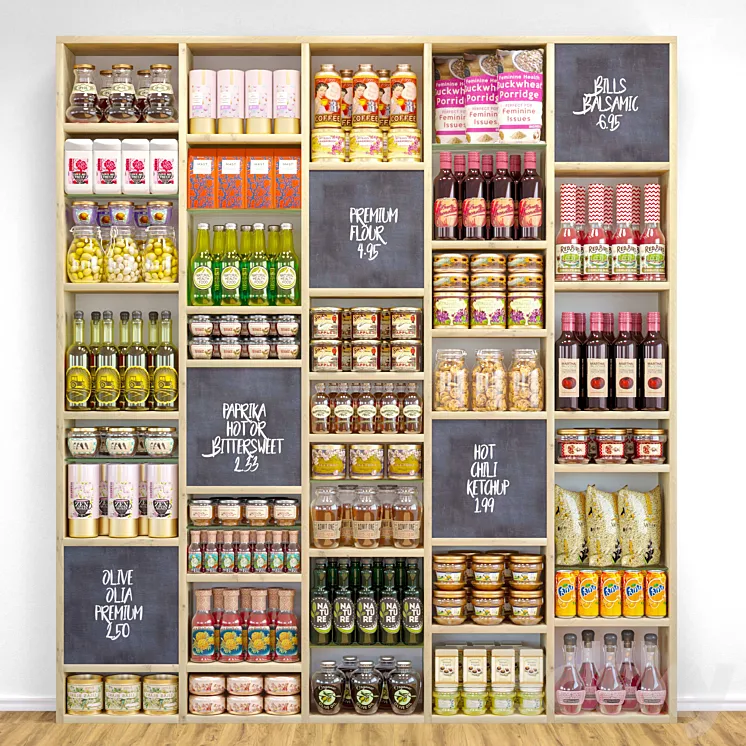 StoreShelf-78 3D Model Free Download