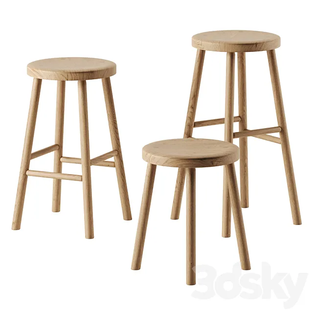 STORIA STOOL by Nikari 3DModel