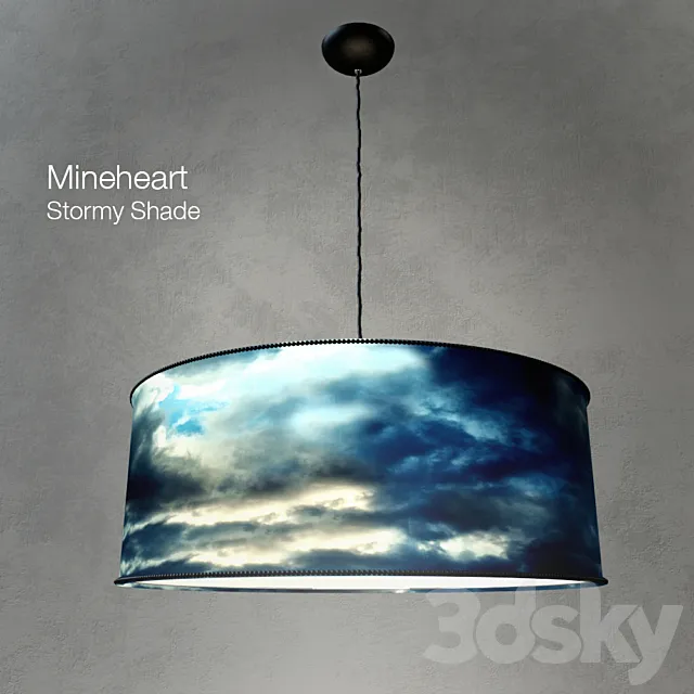 Stormy Shade Lamp 3D Model Stormy Shade Lamp 3D Model