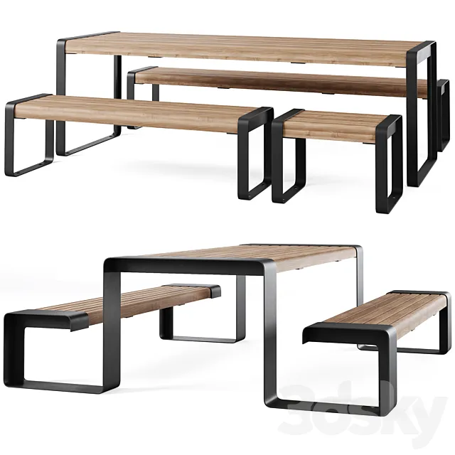 STORR Benches by Furns 3D Model STORR Benches by Furns 3D Model