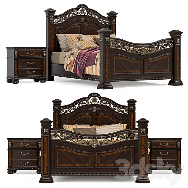 Storrs Bedroom Set from Astoria Grand Shop 3DModel Storrs Bedroom Set from Astoria Grand Shop 3DModel